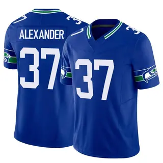 Seattle Seahawks Men's Shaun Alexander Limited Throwback Vapor F.U.S.E. Jersey - Royal