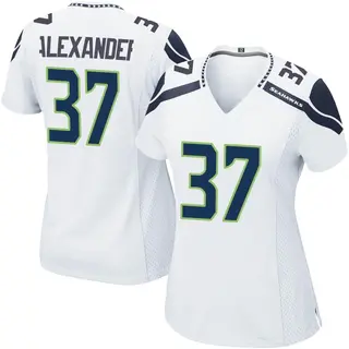 Seattle Seahawks Women's Shaun Alexander Game Jersey - White