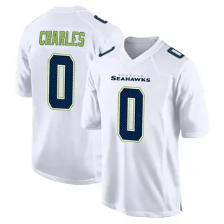 Seattle Seahawks Youth Irvin Charles Game Tundra Fashion Jersey - White