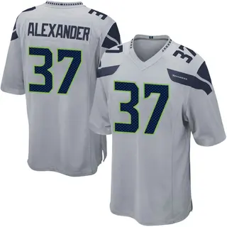 Seattle Seahawks Youth Shaun Alexander Game Alternate Jersey - Gray