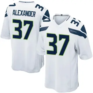 Seattle Seahawks Youth Shaun Alexander Game Jersey - White