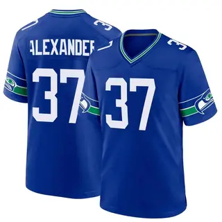 Seattle Seahawks Youth Shaun Alexander Game Throwback Jersey - Royal