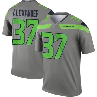 Seattle Seahawks Youth Shaun Alexander Legend Steel Inverted Jersey