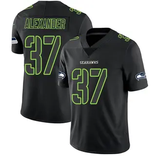 Seattle Seahawks Youth Shaun Alexander Limited Jersey - Black Impact