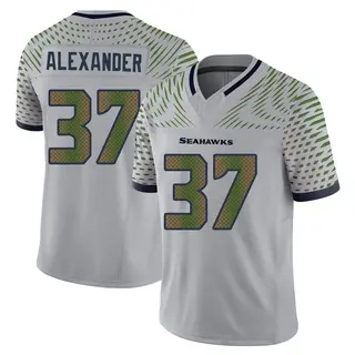 Seattle Seahawks Youth Shaun Alexander Limited Wolf 2025 Rivalries Collection Jersey - Gray
